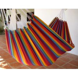 Regnbuefargede hengek&oslash;ye i bomull av h&oslash;y kvalitet