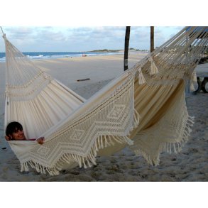 Gigantisk hengekøye Paradiso med eksklusive detalj