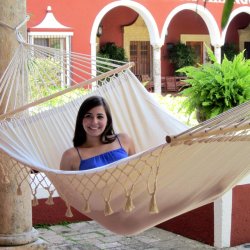 Hengek&oslash;ye med trepinner - 118 cm bred