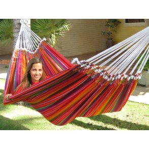 Vakker hengekøye i gylden farge mix.