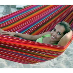 Guatemala Vino hengekøye i fargerike tekstiler