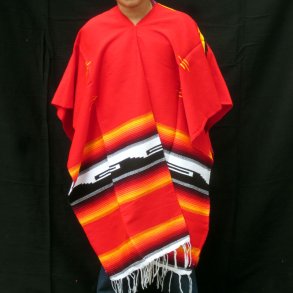 Orange Poncho