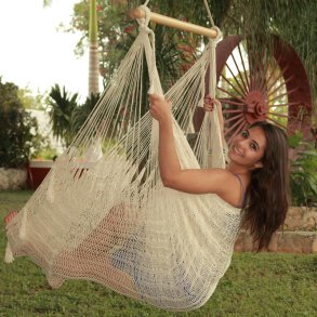 Mexicansk Natur Hengekøyestol i 100% nylon