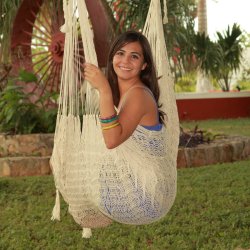 Mexicansk Natur Hengek&oslash;yestol i 100% nylon