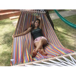 Stof h&aelig;ngek&oslash;je med rundstokke