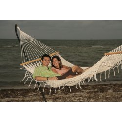 Naturlig hvit amerikansk hengek&oslash;ye med cross pinne