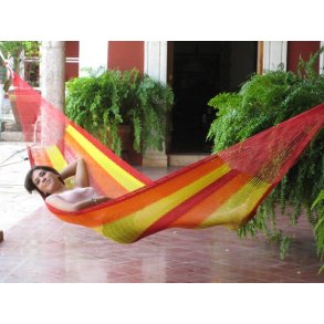 Coated bomulls nett hengekøye, medium nr C3