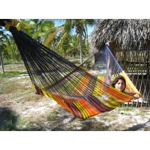 Hengekøye laget av kabelnett i nylon  K8