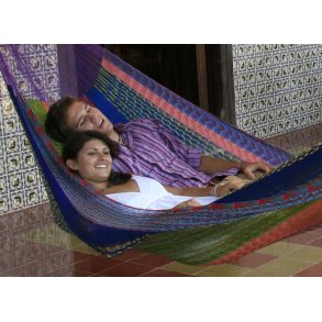 Meksikansk doble Hengekøye i nylon nr. N4 