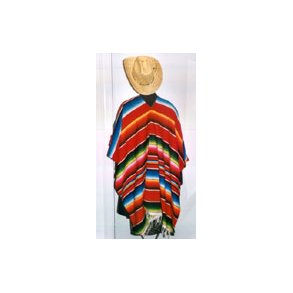 Klassisk Mexicansk Poncho
