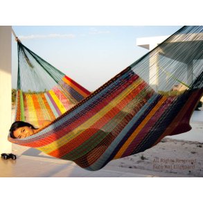 Eksklusiv mønstret meksikanske gigantisk hengekøye