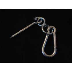 karabiner, svivl, swing-krok, i et sett