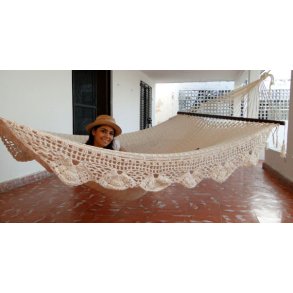 Luksus Hengekye med trespreder