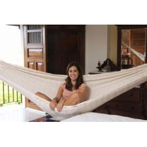 Hengekøye med slitesterkt nett